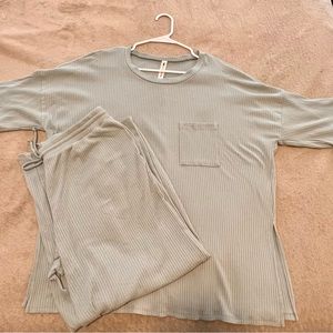 Vanilla Bay Matching Ribbed Set